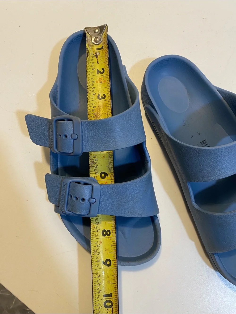 BIRKENSTOCK Arizona EVA Blue Lightweight Footwear Kids Sandals Sz 34